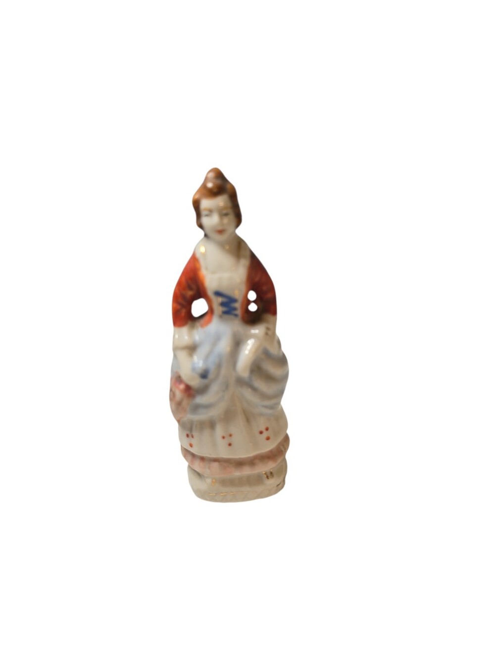 Vintage Made in Occupied Japan Porcelain Ceramic Victorian Lady Woman